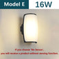 LED applique murale extérieure applique capteur de mouvement 85-265V 16W10W étanche moderne intérieur maison balcon chemin porche jardin décoration