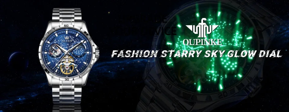 Montre m¨¦canique ¨¦tanche enti¨¨rement automatique pour homme, montres ¨¦tanches, phase de lune ¨¦toil¨¦e, marque sup¨¦rieure originale, chaussures multifonctionnelles
