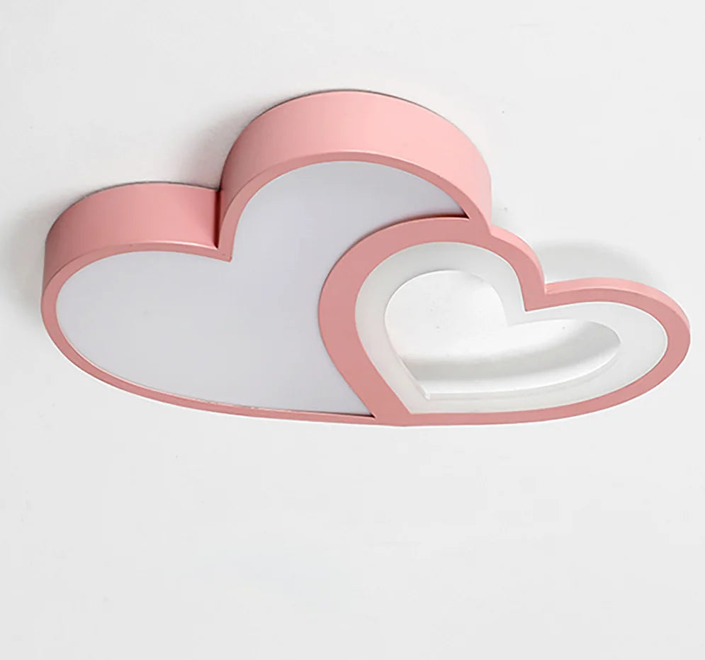 Plafonnier LED ¨¤ Gradation pour Chambre d'Enfant Gar?on et Fille, Luminaire D¨¦coratif de Plafond avec ¨¦toiles