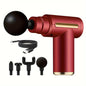Pistolet de massage ½Ç 10 vitesses, relaxation des tissus profonds, masseur relaxant musculaire¨ÛQ3 Red