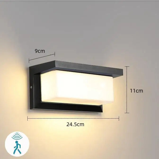 LED lumières extérieures capteur de mouvement applique murale extérieure étanche IP65 lampadaire extérieur applique lumières de jardin éclairage extérieur
