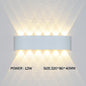 Mur LED lampe extérieure étanche IP65 cour applique murale 2W 4W 6W 8W 12W lumières de jardin en aluminium chambre salon escaliers éclairage
