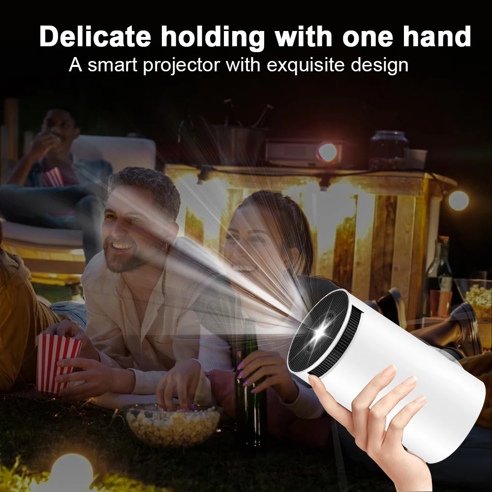 Projecteur pour Home Cin¨¦ma en Plein Air, HY300 Pro, 4K, Android 11, Touriste, Wifi 6, 260ANSI, Allwinner H713 BTpig, 1080P, 1280*720P