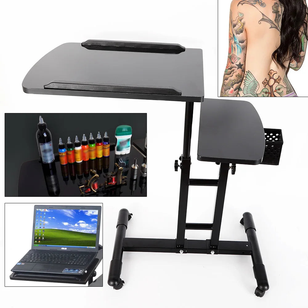 ¹Ètabli de tatouage r¹Èglable, poste de travail roulant, fournitures d'¹Èquipement de dessin, table de bureau