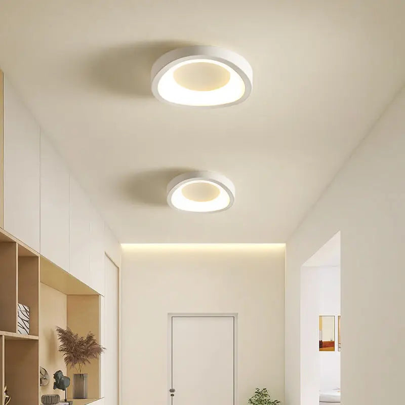 Plafonnier LED nordique pour salon salle à manger chambre allée vestiaire balcon plafond lustre décor intérieur luminaires