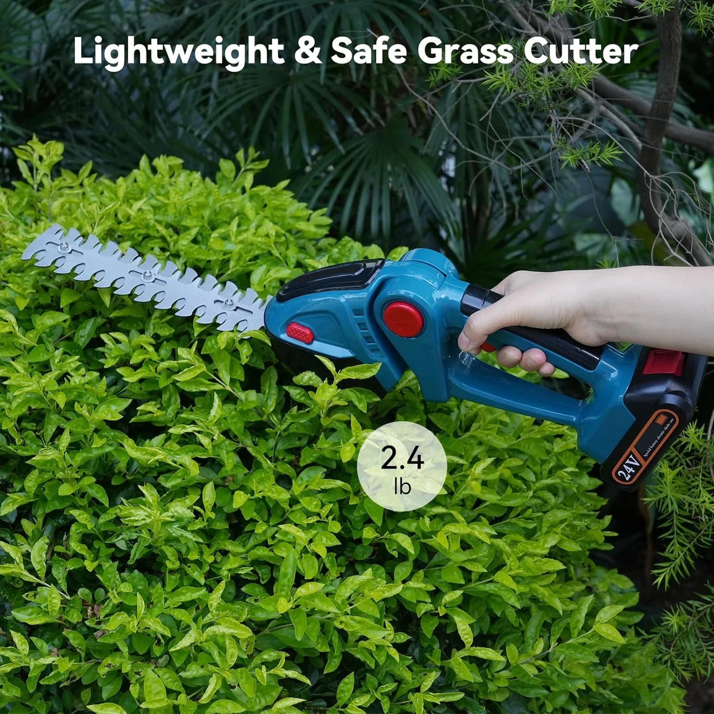 Taille-haie ¹Èlectrique sans fil aste, 2 en 1, d¹Ètermination du d¹Èsherbage, s¹Ècateur, tondeuse ½Ç liban, outil de jardin pour Makita, batterie 18V