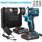 Tournevis sans fil ½Ç percussion 21V 1600, perceuses pliables ½Ç grande vitesse, perceuse ½Ç batterie aste, perceuse domestique, outils ¹Èlectriques avec forets