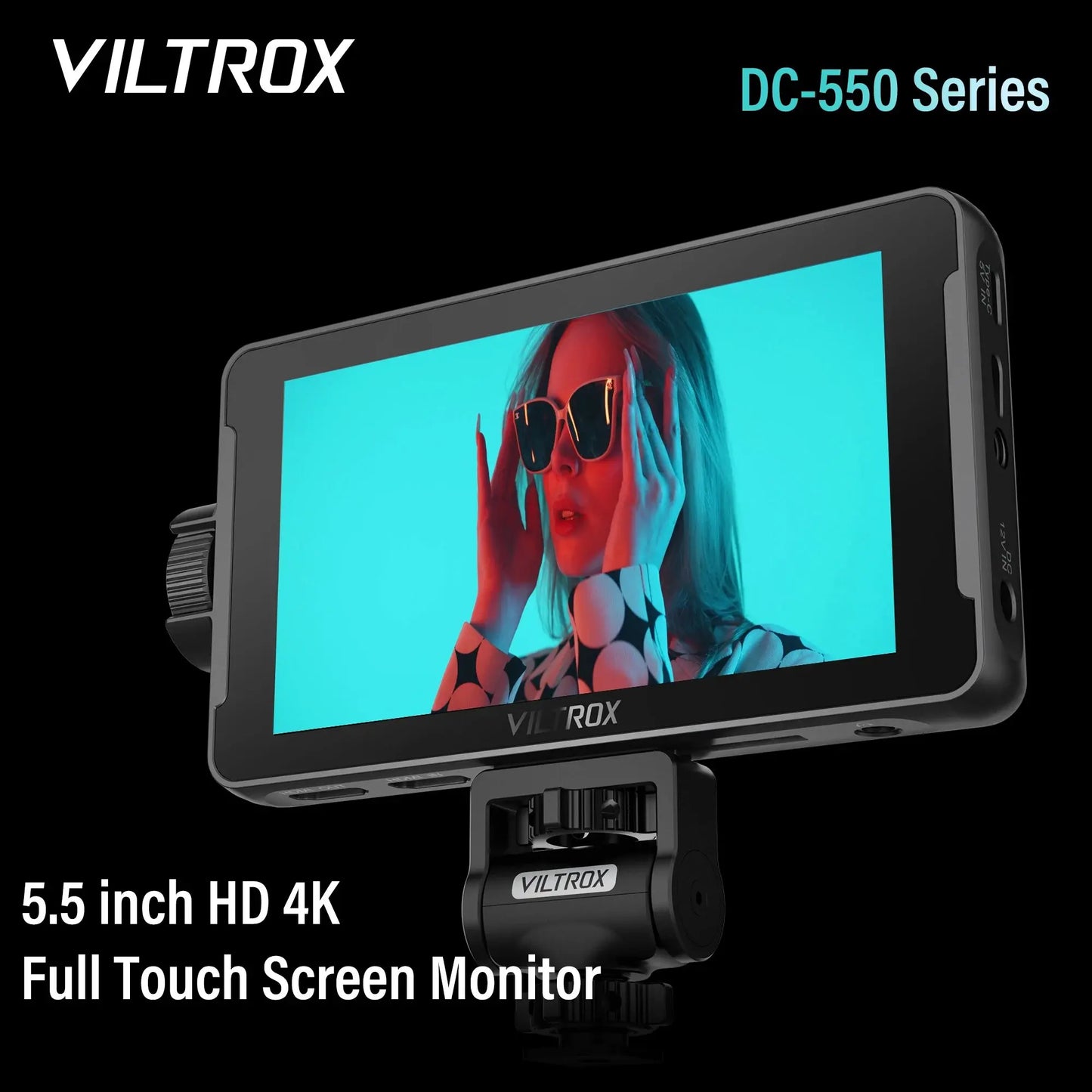 Moniteur de studio avec cam¨¦ra Profismail.com, ¨¦cran tactile, 550 pouces, 5.5x1920, 4K, 30Hz, HDMI, champ 3D, moniteur LUT Director, DC 1080