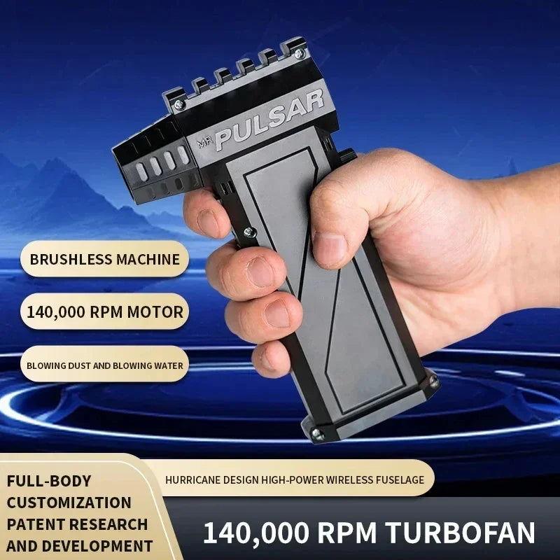 Ventilateur de conduit industriel silencieux, ventilateur ¨¤ jet turbo, mini souffleur violent, moteur sans balais, vitesse du vent 140,000 tr/min, 6grimb g¨¦n¨¦ration X6pro, 62