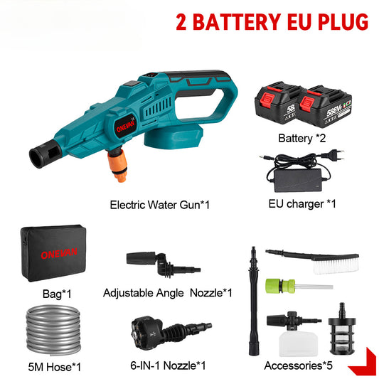 Pistolet de lave-auto haute pression sans balais, odorde lavage de voiture aste sans fil, batterie Makita 18V, 6 en 1, 200 bars, 3500W