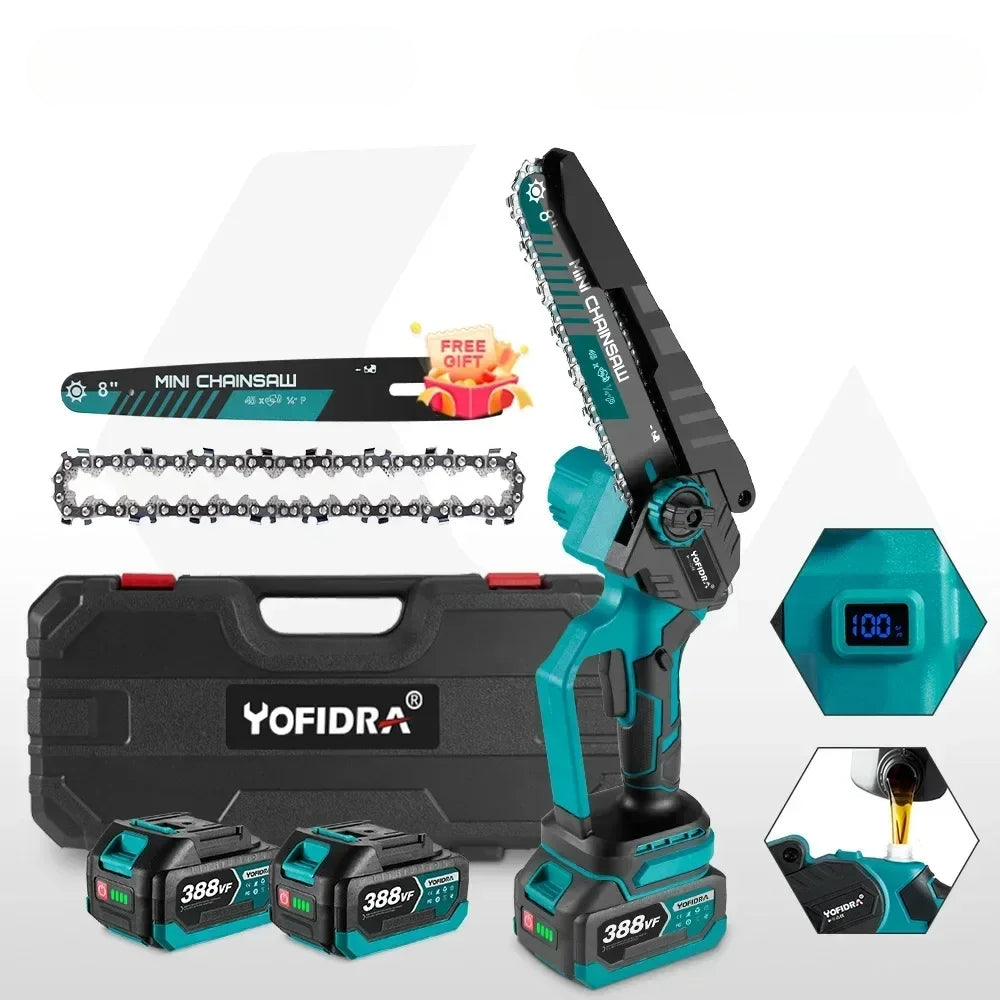 Tron?onneuse ¹Èlectrique sans balais, outil de scie d'¹Èlagage de jardin, batterie Makita 18V, sans fil, aste, travail de calcul, 8 po