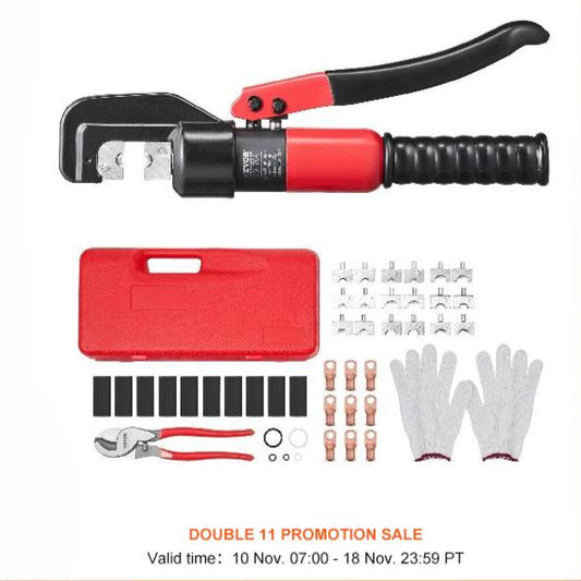 Outil de Sertissage Hydraulique Pince ¨¤ Sertir de Cosse Batterie AWG12-2/0