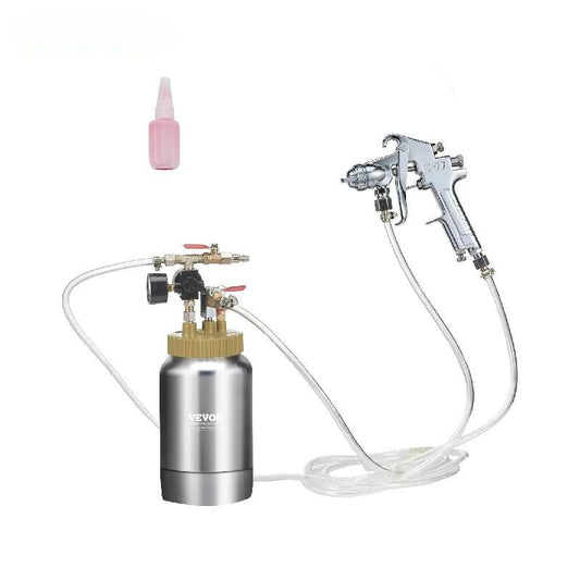 Pot de Pression pour Peinture en A¨¦rosol, Pr¨¦cieux et observateur, Buse de 1.8mm, Pistolet, Tuyaux de 3m, 2L/0.5gal