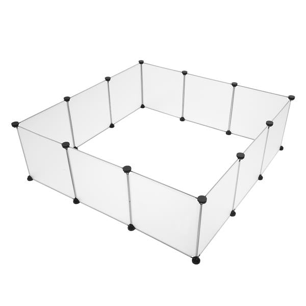 Parc pour animaux de compagnie, grande cl?ture de cour en plastique portable pour petits animaux, cl?ture de cage de chiot, tente