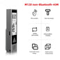 T¨¦l¨¦m¨¨tre laser Inter 40M, M120 , ruban ¨¤ mesurer, roulette avec roue, avec diffusion en anglais