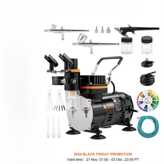 Kit a¨¦rographe pour touristes professionnels, odorpulv¨¦risateur ¨¦lectrique, pinceau ¨¤ air, ensemble de peinture, art des ongles, tatouage, mod¨¨le de maquillage, 120W