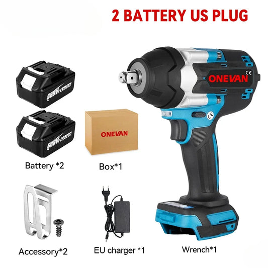 Outil ¹Èlectrique sans fil pour Makita, batterie au lithium-ion, couple de 1800N.M, sans balais, anti-impact ¹Èlectrique, 1/2 pouces, 18V