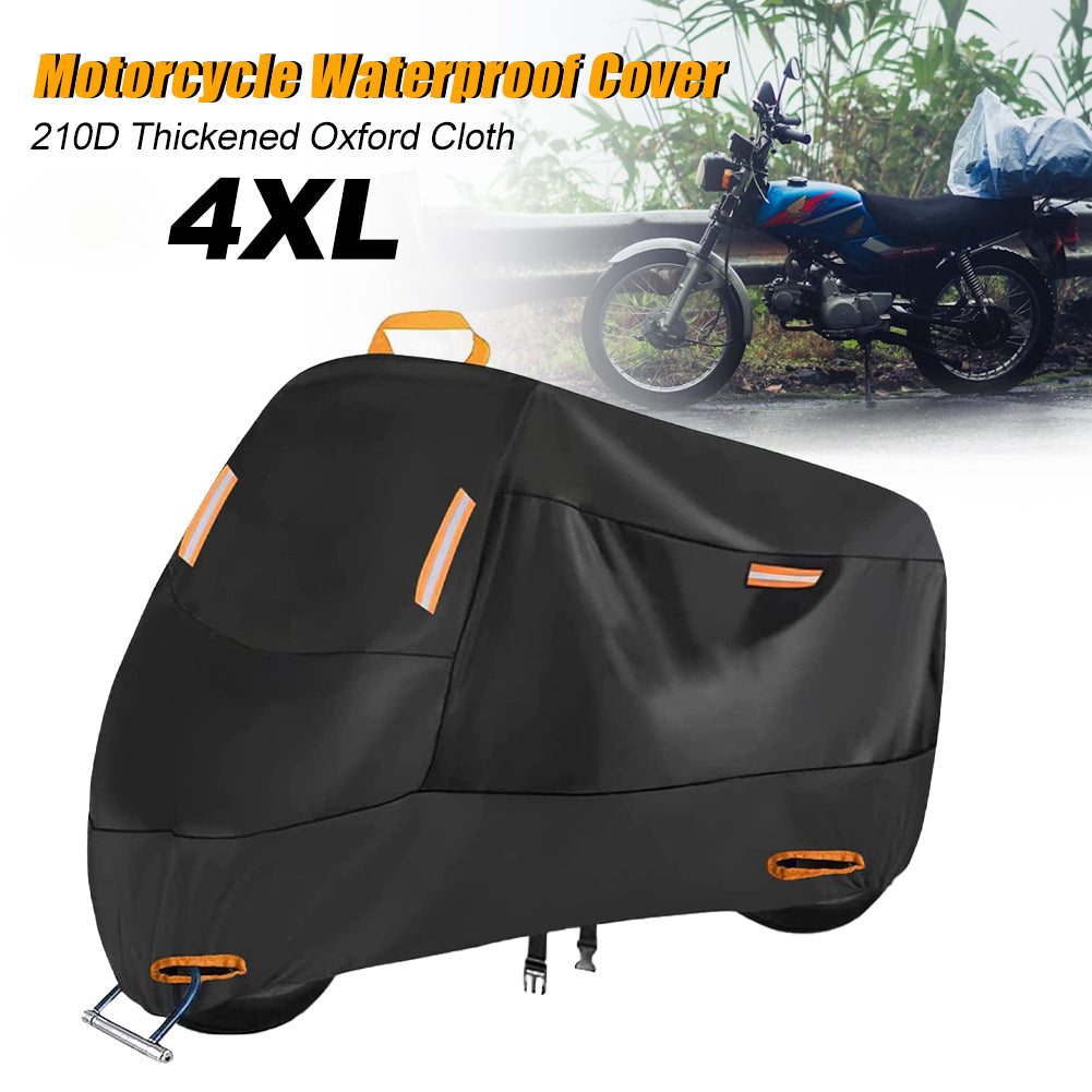 Juste de moto toutes saisons Protection ext¨¦rieure universelle ¨¦tanche contre les d¨¦bris de poussi¨¨re Protection UV 210D optique XXXXL Oxford
