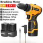 Mini perceuse ¹Èlectrique domestique, moteur sans balais, tournevis ¹Èlectrique, batterie aste Eddie Ion, outils ¹Èlectriques domestiques, 16.8V