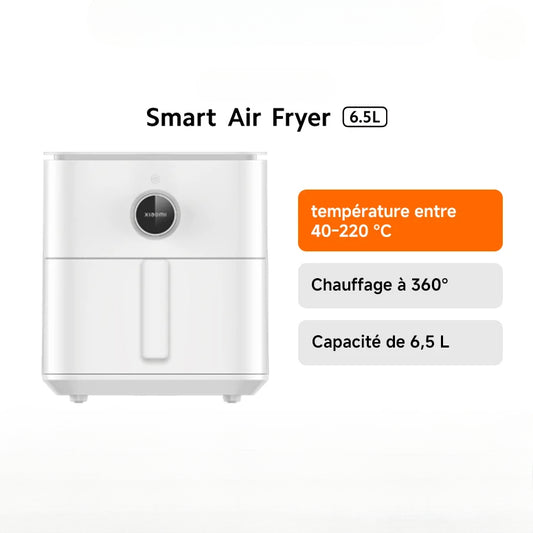 Smart Air Fryer, Tensibilisation ½Ç 360 ¡«, Puzzles it¹È de 6,5 L, Temp¹Èrature Mobentre 40-220 ¡«C, 6,5 L