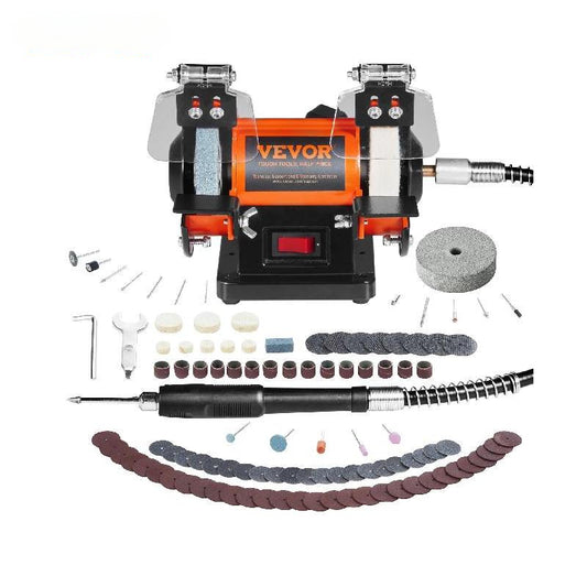 Polisseuse de Bijoux, Machine ½Ç Polir pour Pierres Pr¹Ècieuses, Vitesse R¹Èglable Sans Balais, Mini Banc Polyvalent, 3 Pouces