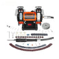 Polisseuse de Bijoux, Machine ½Ç Polir pour Pierres Pr¹Ècieuses, Vitesse R¹Èglable Sans Balais, Mini Banc Polyvalent, 3 Pouces
