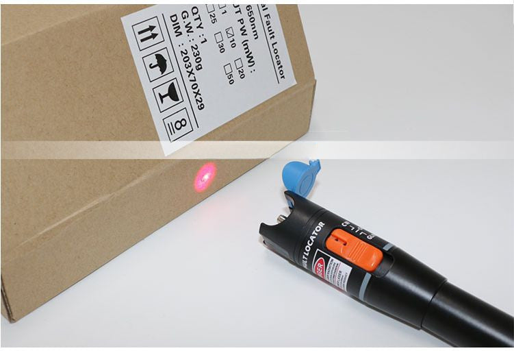Localisateur visuel de d¨¦fauts, source laser ¨¤ fibre optique, lumi¨¨re laser rouge, 10mw, 12km