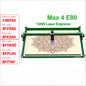 Machine ¨¤ d¨¦couper le bois avec contr?le sans fil GRBL, Max 4, E80 Laser, Dimensions injuste, 120W, CNC