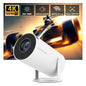 Projecteur pour Home Cin¨¦ma en Plein Air, HY300 Pro, 4K, Android 11, Touriste, Wifi 6, 260ANSI, Allwinner H713 BTpig, 1080P, 1280*720P