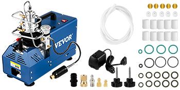 Pompe ¨¤ Air PCP Pression 300BAR 30MPA 4500PSI 1800W Refroidissement Eau Arr¨ºt Manuel pour Bouteille Plong¨¦e Paintball