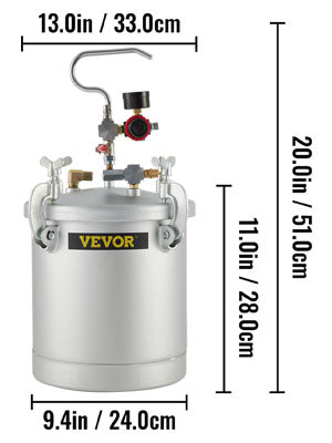 Pot de peinture haute pression avec odorpulv¨¦risateur et tuyau, pulv¨¦risateur pr¨¦cieux, maison, industriel, peinture commerciale, rev¨ºtement de pulv¨¦risation, 10l, 15l