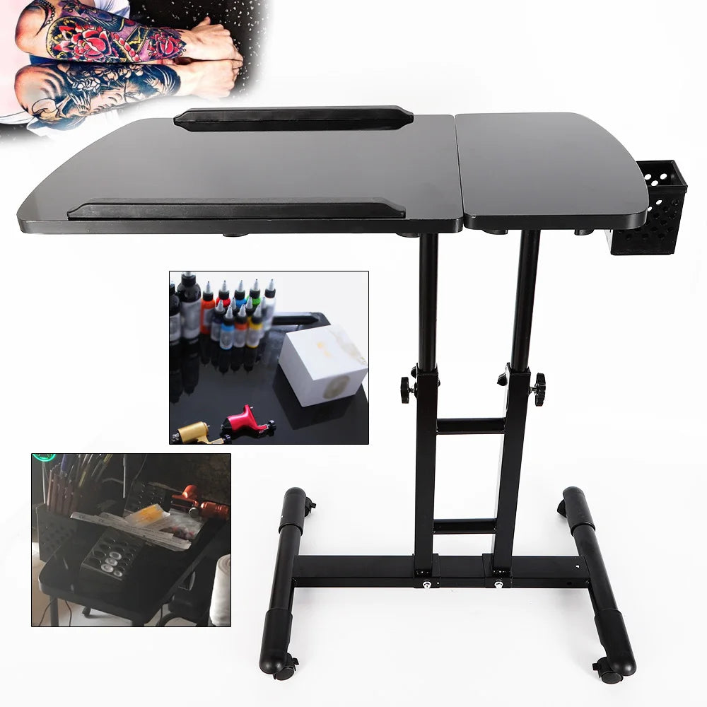 ¹Ètabli de tatouage r¹Èglable, poste de travail roulant, fournitures d'¹Èquipement de dessin, table de bureau