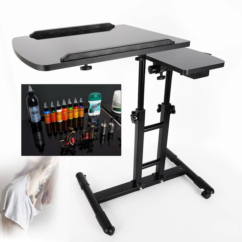 ¹Ètabli de tatouage r¹Èglable, poste de travail roulant, fournitures d'¹Èquipement de dessin, table de bureau